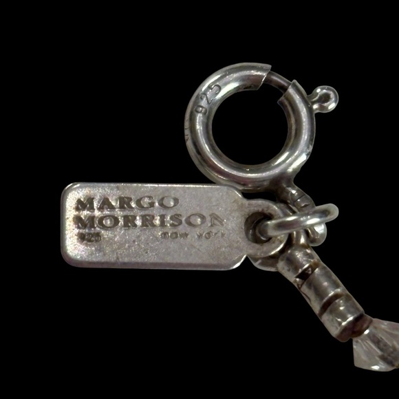 Margo Morrison | Sterling Silver Coin Pearl Necklace | 20” Adjustable - Picture 8 of 14